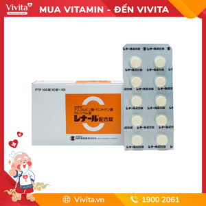 Viên Uống Cinal C Nhật Bản Hỗ Trợ Trắng Da, Ngừa Mụn | Hộp 10 Vỉ x 10 Viên