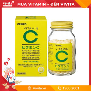 Viên Uống Vitamin C Orihiro Hỗ Trợ Tăng Sức Đề Kháng Và Làm Đẹp Da | Hộp 300 Viên