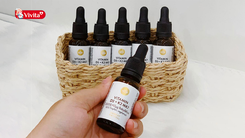 Vitamin D3K2 MK7 Sunday Natural 20ml dạng nhỏ giọt nhập khẩu từ Đức