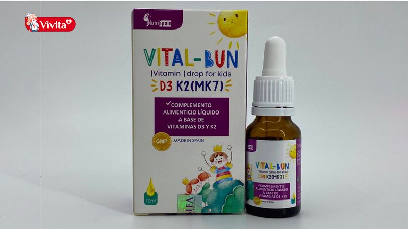 Liều dùng vitamin d3k2-vital-bun cho trẻ sơ sinh