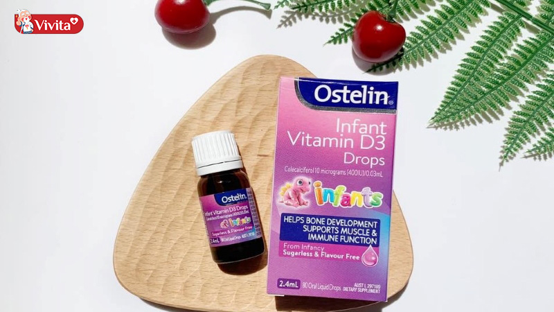 Vitamin D3 Ostelin Infant của Úc