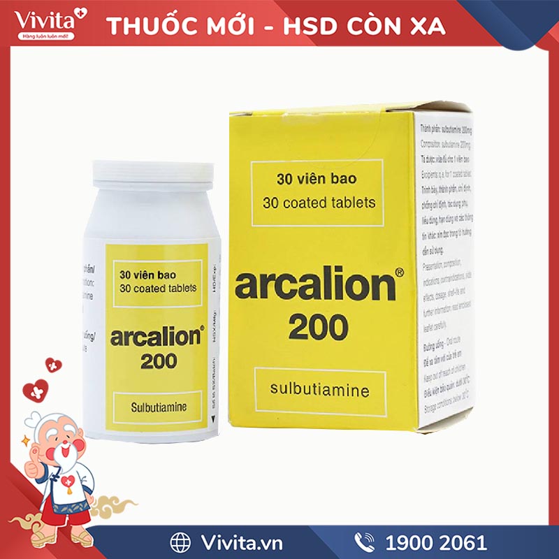 Thuốc giảm mệt mỏi Arcalion 200mg | Chai 30 viên