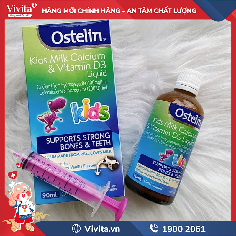 cách sử dụng ostelin kids milk calcium & vitamin d3 liquid