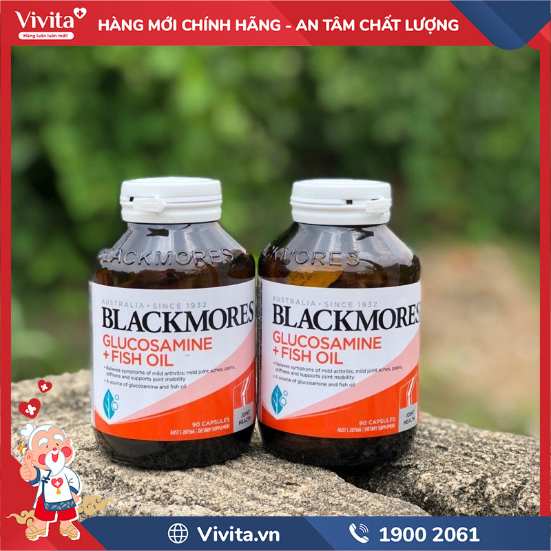 công dụng blackmores glucosamine + fish oil
