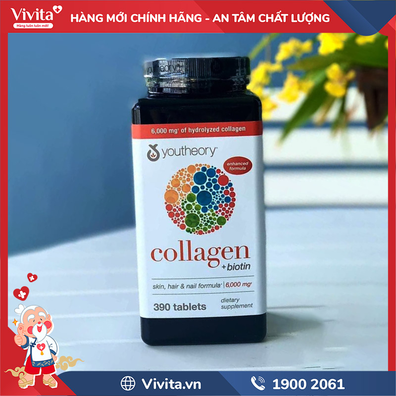 công dụng collagen youtheory type 1 2 & 3