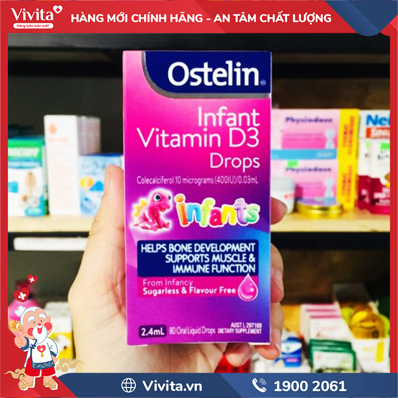 công dụng ostelin infant vitamin d3 drops