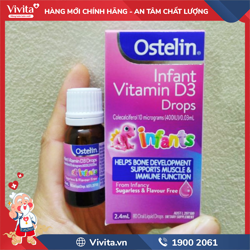 đối tượng sử dụng ostelin infant vitamin d3 drops
