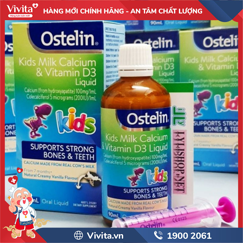 đối tượng sử dụng ostelin kids milk calcium & vitamin d3 liquid