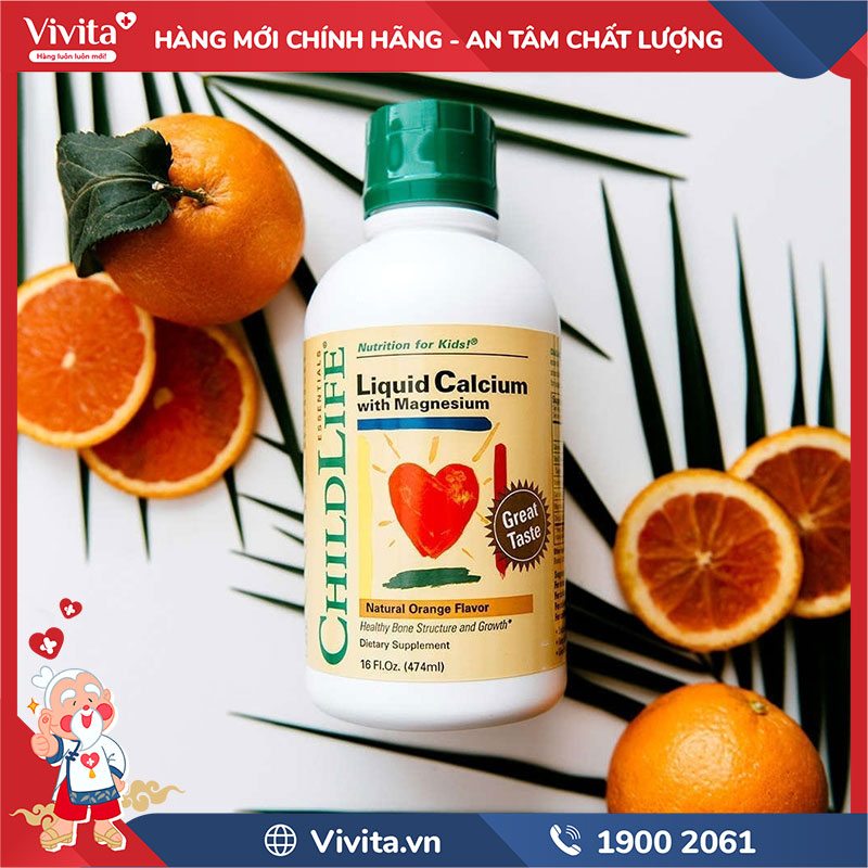 ChildLife Liquid Calcium With Magnesium Bổ Sung Canxi Cho Bé (Chai 473ml)