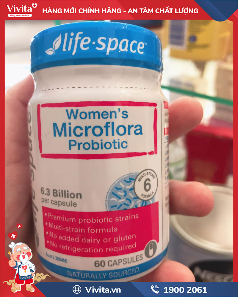 lưu ý khi dùng life space women’s microflora probiotic