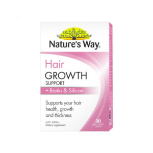Nature’s Way Hair Growth Support + Biotin & Silicon (Hộp 30 Viên)
