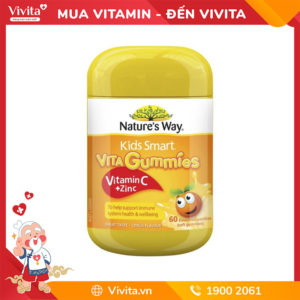 nature's way kids smart vita gummies vitamin c + zinc