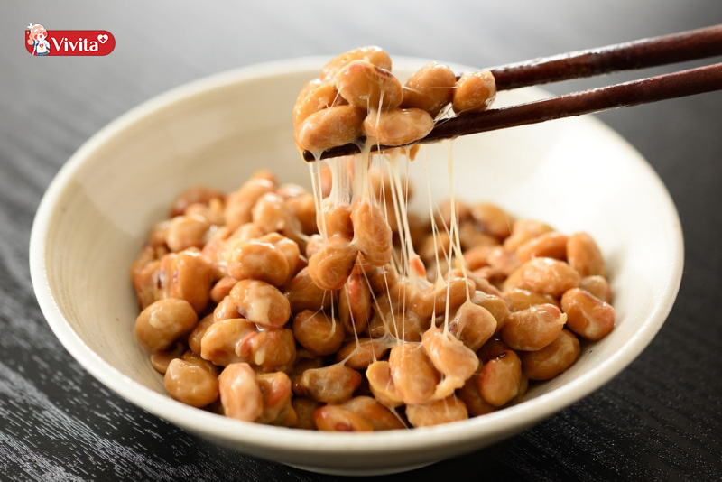 thực phẩm giàu vitamin MK7 đậu natto lên men