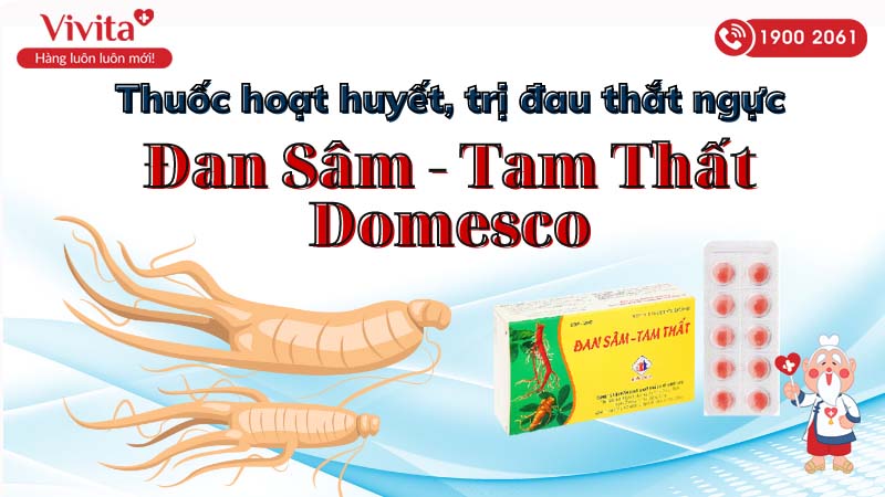 Đan Sâm - Tam Thất Domesco là thuốc gì?