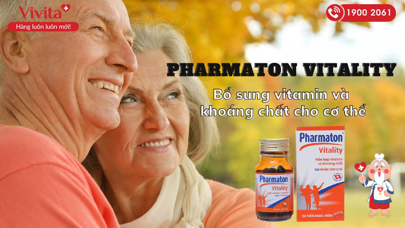 Thuốc bổ sung vitamin và khoáng chất Pharmaton Vitality