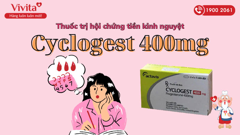 Cyclogest 400mg là thuốc gì?
