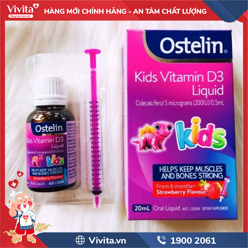 ưu điểm ostelin vitamin d liquid kid