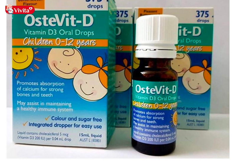 trẻ 2 tuổi có cần bổ sung Vitamin D3 dạng nhỏ giọt Ostevit