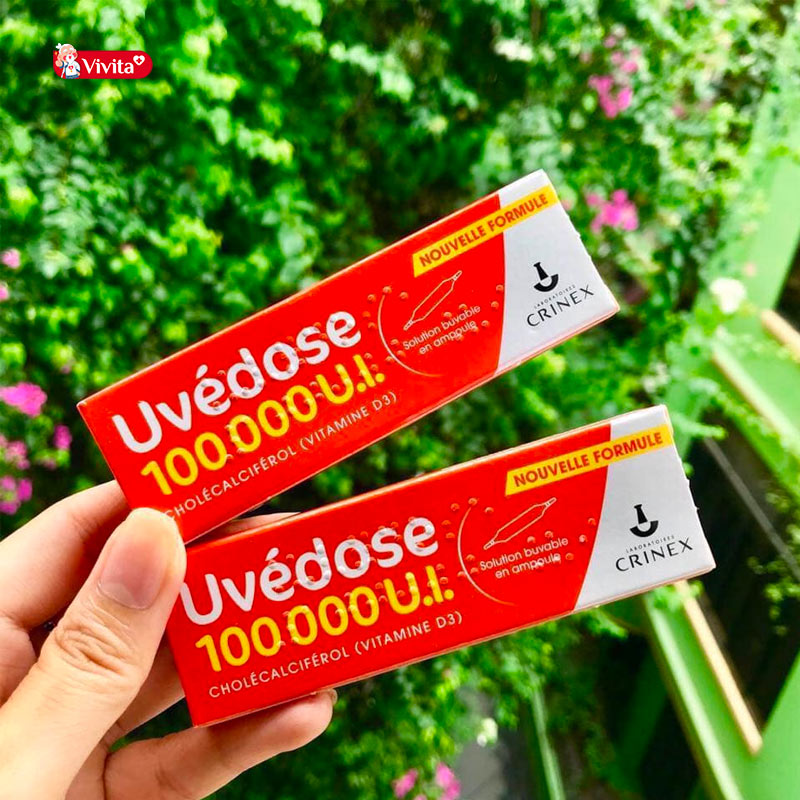 Vitamin D3 Pháp liều cao Uvedose 100000 UI được sản xuất tại Pháp bởi hãng Uvedose. Hỗ trợ trẻ tăng cường khả năng kết nạp canxi, giúp xương phát triển, chống còi xương.