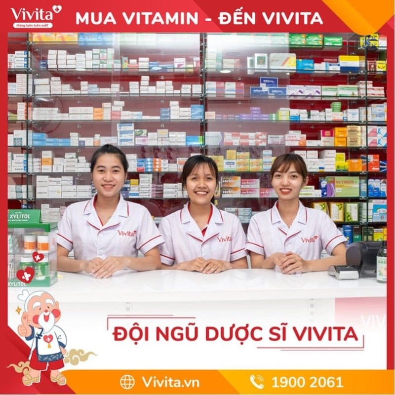 Muavitamin C ở hiệu thuốc Vivita với 3 cam kết