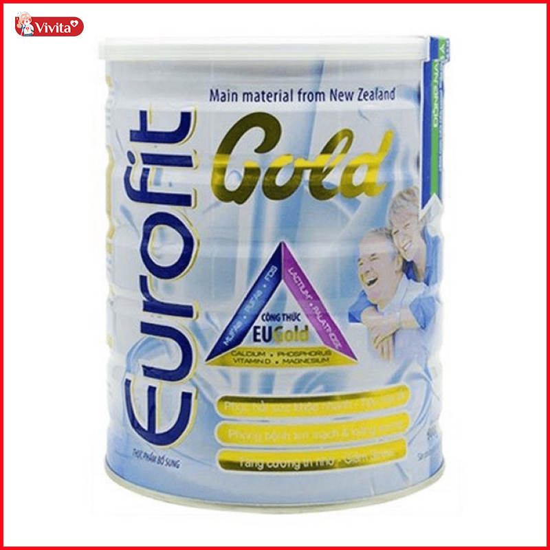 Sữa bổ sung Canxi cho người già trên 50 tuổi Eurofit Gold