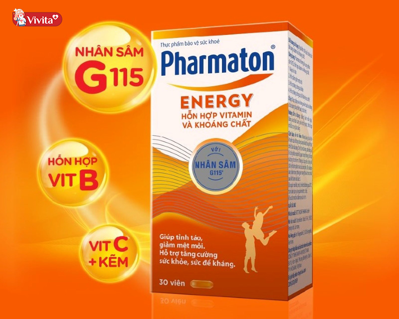 Thuốc bổ cho người già chán ăn Pharmaton Energy