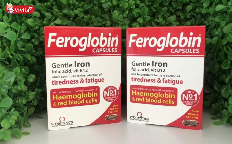 Thuốc bổ máu cho người già Vitabiotics Feroglobin B12
