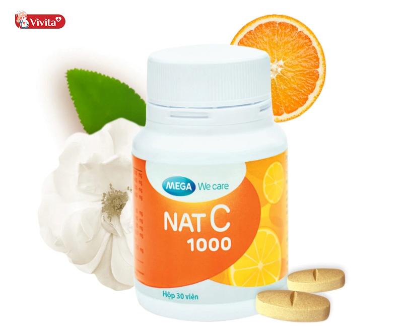Viên uống Bổ Sung Vitamin C Nat C của Thái Lan 01