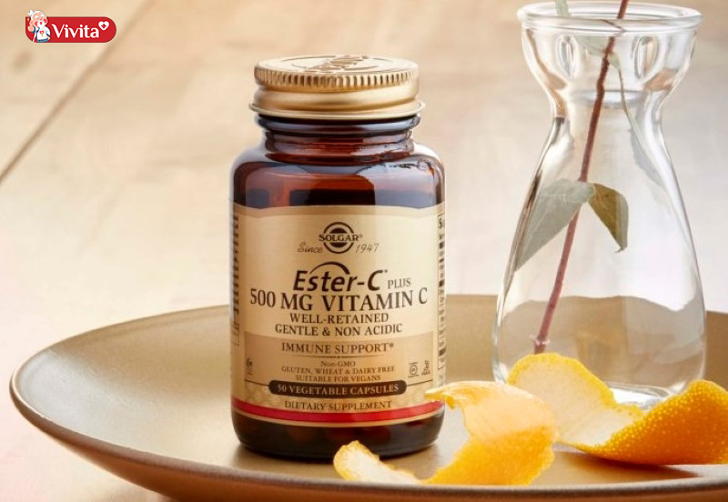 Viên uống bổ sung vitamin C Solgar Ester-C