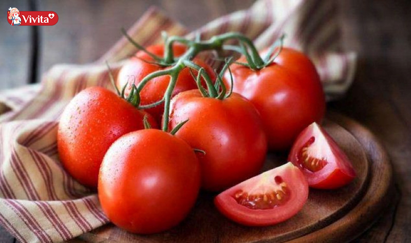 cà chua là loại trái cây giàu vitamin C