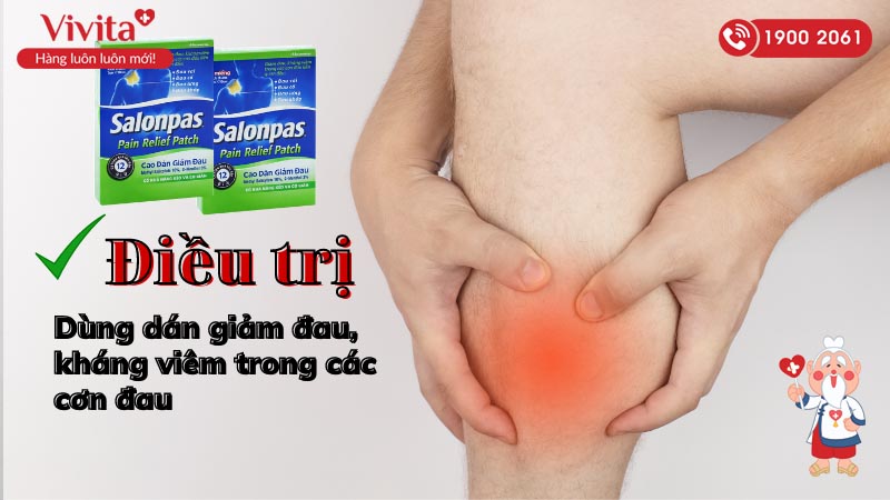 Công dụng (Chỉ định) của cao dán giảm đau, kháng viêm Salonpas Pain Relief Patch