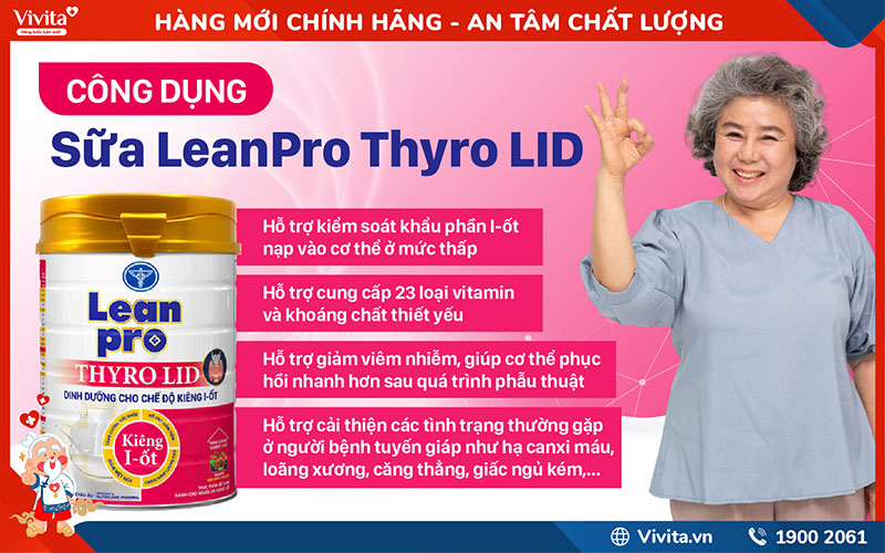công dụng sữa leanpro thyro lid