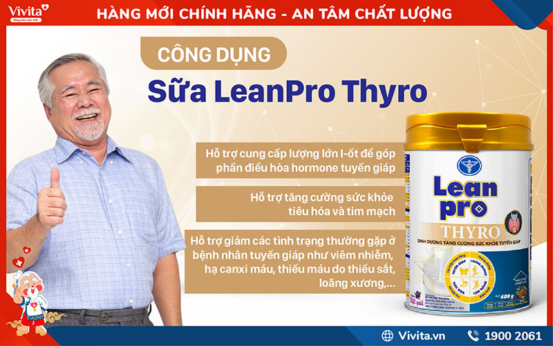 công dụng sữa leanpro thyro