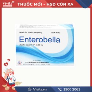 Thuốc bổ sung vi sinh hỗ trợ trị rối loạn tiêu hóa Enterobella