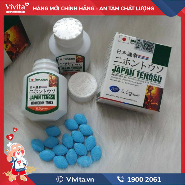 Japan Tengsu hộp 16 viên hỗ trợ tăng sinh lý nam cấp tốc