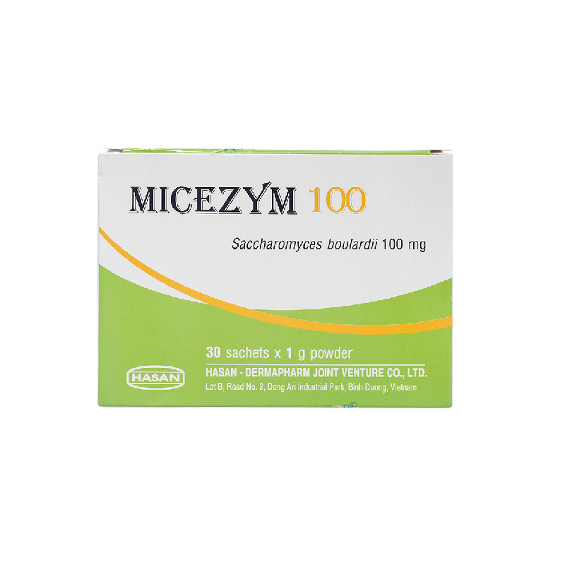 Thuốc bột bổ sung vi sinh, hỗ trợ trị tiêu chảy Micezym 100 | Hộp 30 gói
