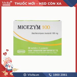 Thuốc bột bổ sung vi sinh, hỗ trợ trị tiêu chảy Micezym 100