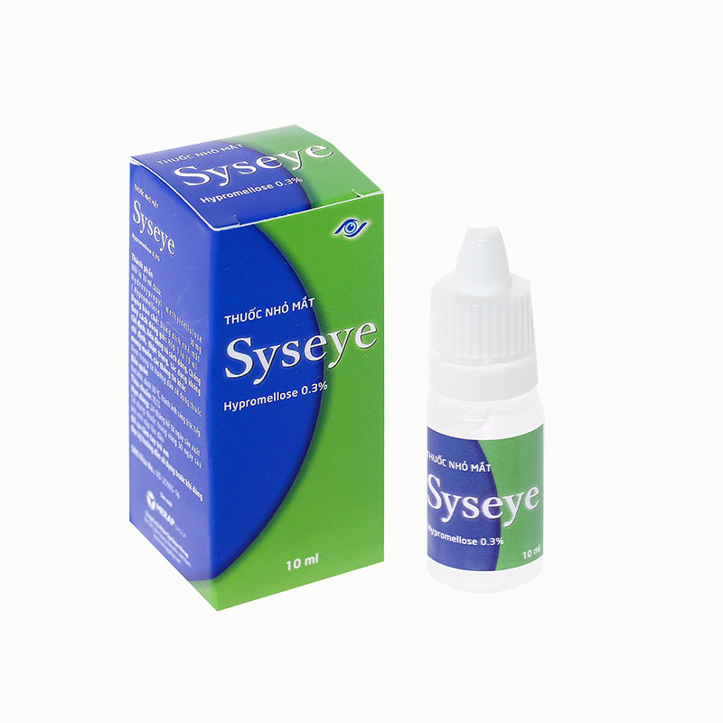 Dung dịch nhỏ mắt giảm kích ứng mắt, khô mắt Syseye 0.3% | Chai 10ml