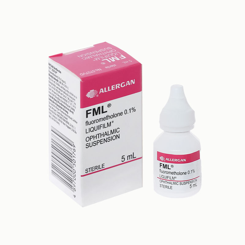 Hỗn dịch nhỏ mắt trị nhiễm khuẩn FML Liquifilm 0.1% | Chai 5ml