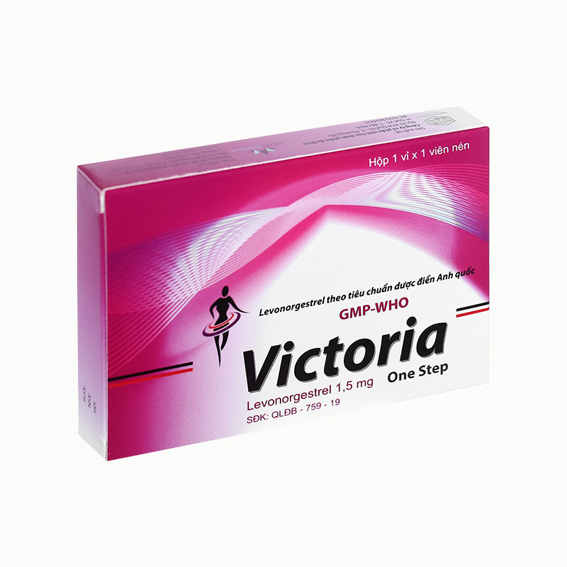 Thuốc tránh thai khẩn cấp 72 giờ Victoria One Step | Hộp 1 viên