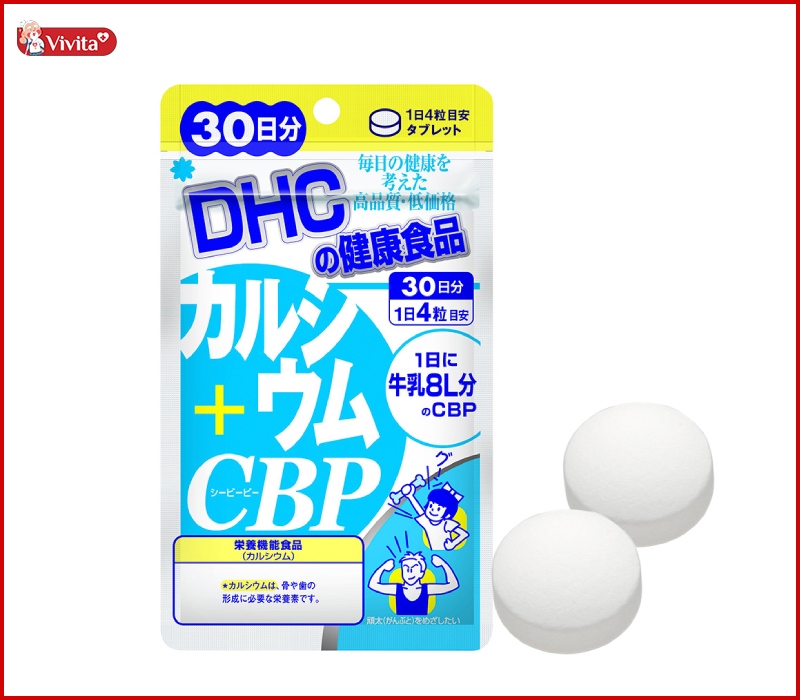 Viên uống bổ sung canxi DHC Calcium + CBP 