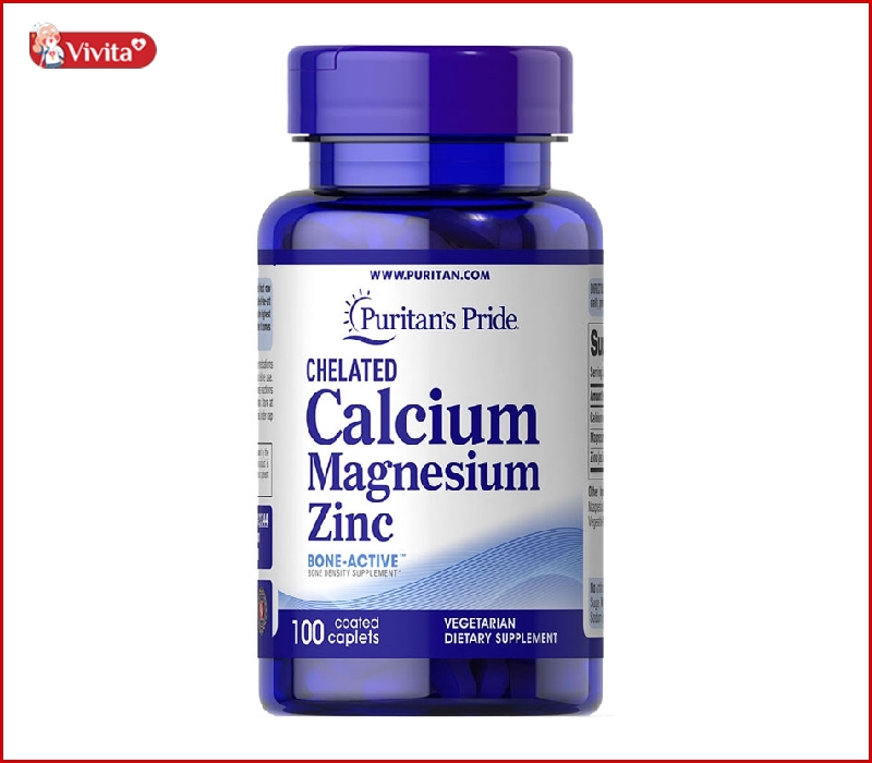 Viên uống Calcium Magnesium Zinc Puritan’s Pride