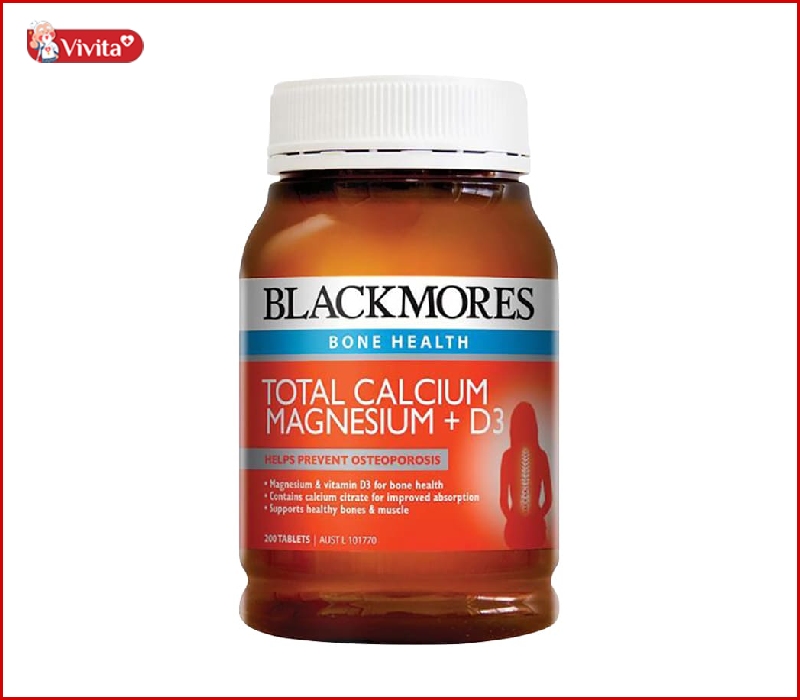 Viên uống Blackmores Total Calcium Magnesium + D3