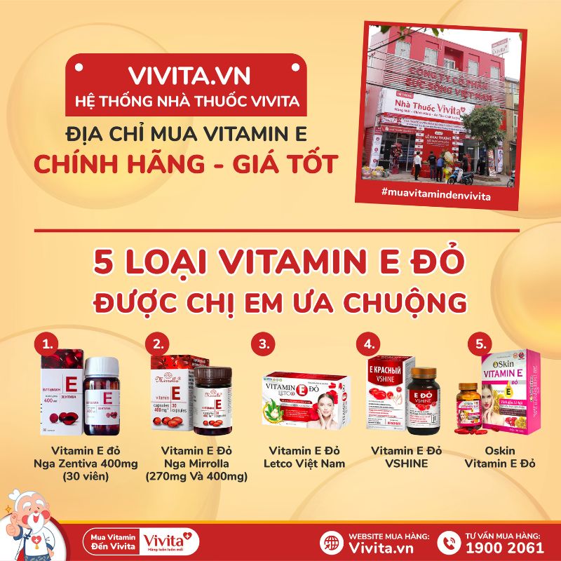 5 loai vitamin e do tot duoc ưa chuong tren thi truong