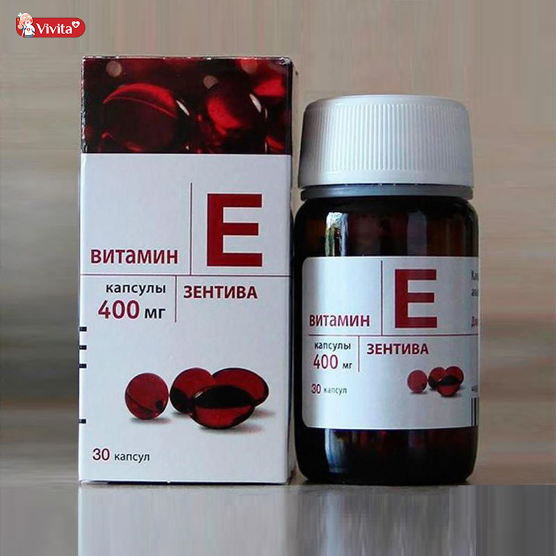 Vitamin E đỏ Nga Zentiva 400mg