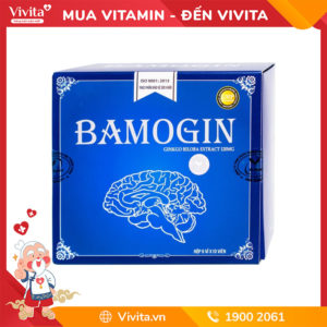 Viên Uống Hỗ Trợ Tăng Tuần Hoàn Máu Não Bamogin | Hộp 60 viên
