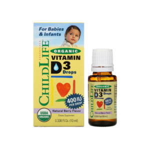 Siro Bổ Sung Vitamin D3 Hữu Cơ ChildLife Organic Vitamin D3 Drops (Lọ 10ml)