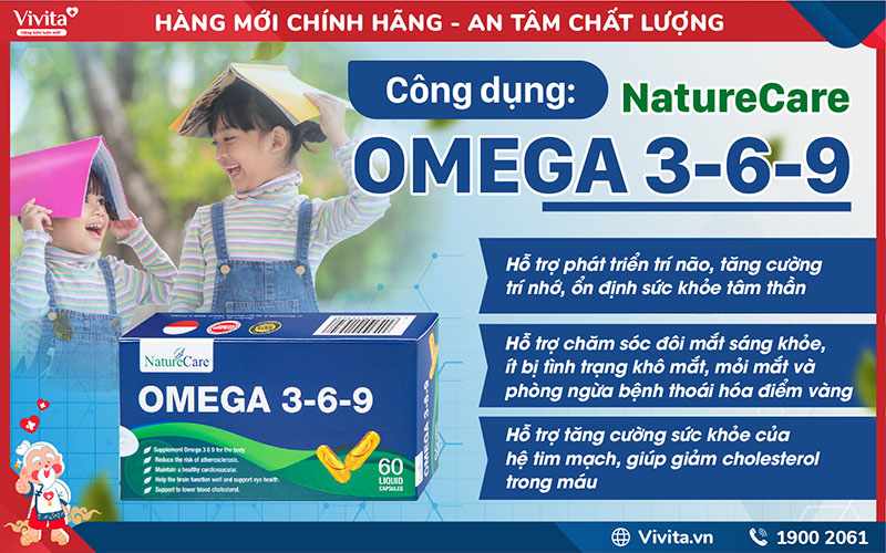 công dụng omega 3-6-9 naturecare