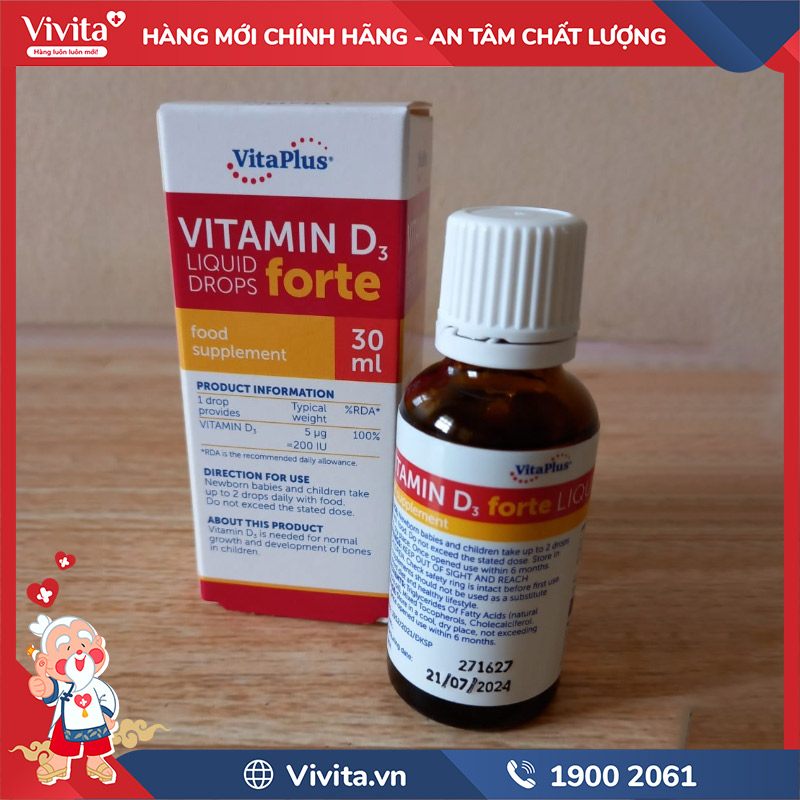 đối tượng sử dụng vitamin d3 forte vitaplus