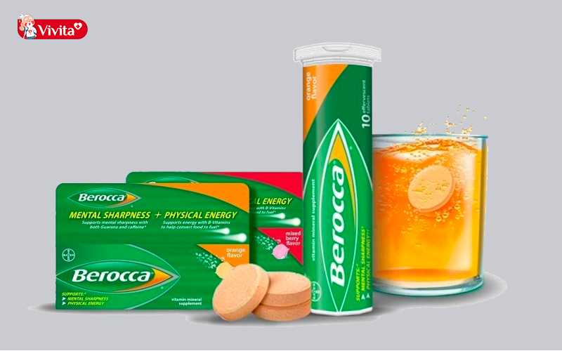 Viên sủi Berocca Performance hỗ trợ phòng ngừa sự thiếu hụt và bổ sung vitamin C, vitamin B, khoáng chất trong các tình trạng tăng nhu cầu hoặc có nguy cơ thiếu